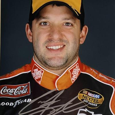 Nascar Tony Stewart signed photo