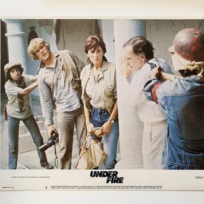 Under Fire original 1983 vintage lobby card