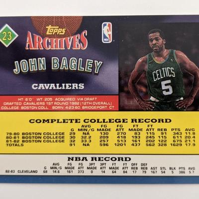 John Bagley signed Basketball Trading Card - Topps #23 1993