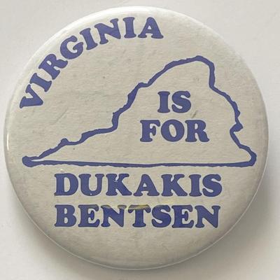 Lloyd Bentsen campaign pin