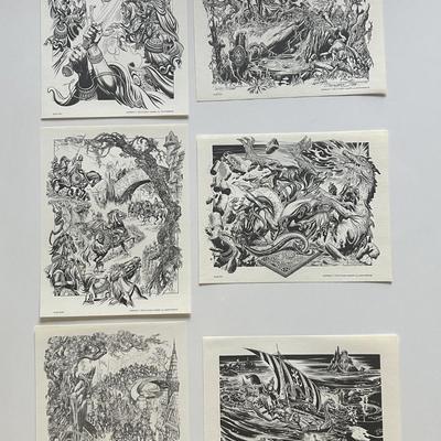 Burne Hogarth King Arthur art portfolio
