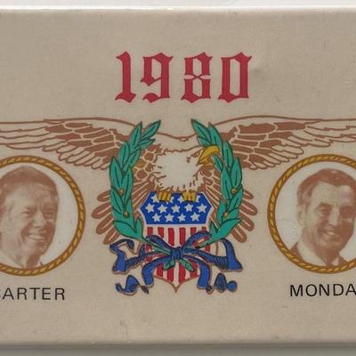 Jimmy Carter 1980 campaign pin