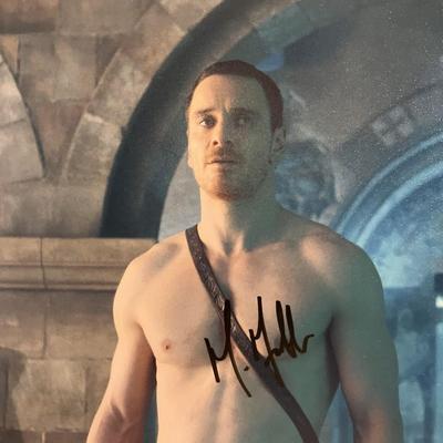 X Men Michael Fassbender signed photo