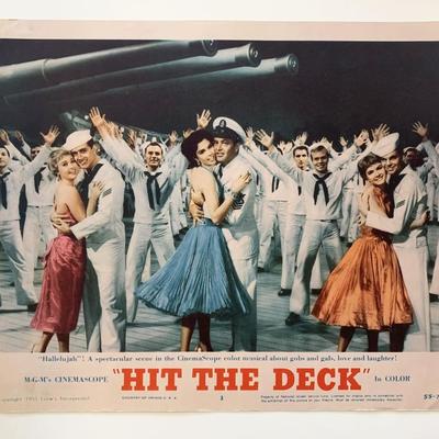 Hit the Deck original 1955 vintage lobby card