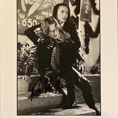 Strange Days Ralph Fiennes and Angela Bassett signed movie photo