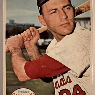 St. Louis Cardinals Dick Groat baseball trading card