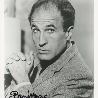 The Fugitive Barry Morse signed photo
