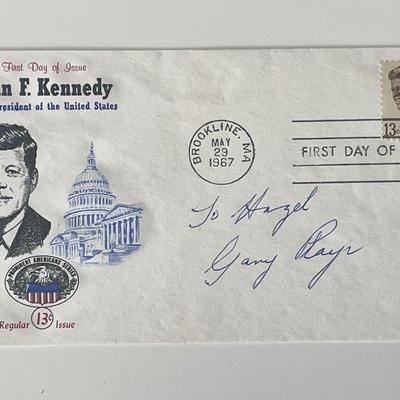 Golfer Gary Player signed cover