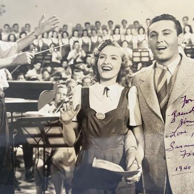 Susanna Foster signed photo