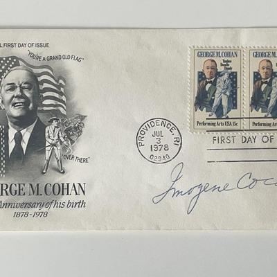 Comedienne Imogene Coca signed cover