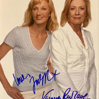 Nip/Tuck Joely Richardson and Vanessa Redgrave signed photo