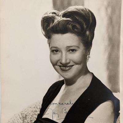 Fay Bainter Signed Photo