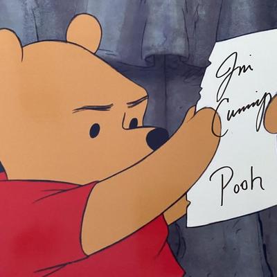 Winnie the Pooh Jim Cummings signed photo