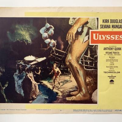 Ulysses original 1955 vintage lobby card