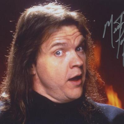 Meat Loaf signed photo