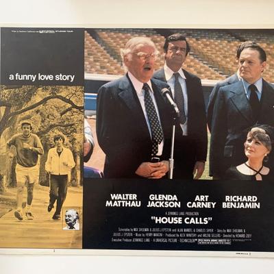House Calls original 1978 vintage lobby card