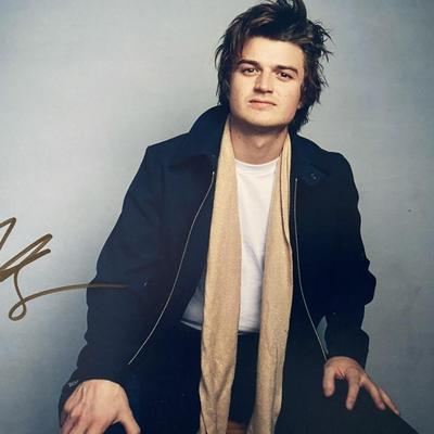 Stranger Things Joe Keery signed photo