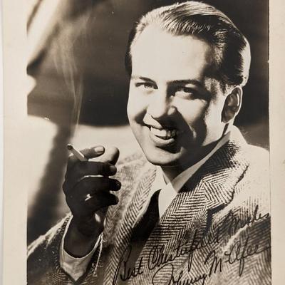 Johnny McAfee Signed Photo