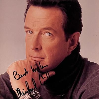 Michael Crichton signed photo