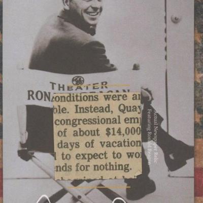 Ronald Reagan newspaper relic