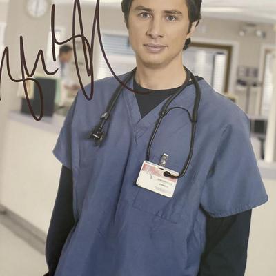 Scrubs Zach Braff signed photo
