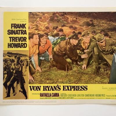 Von Ryan's Express original 1965 vintage lobby card
