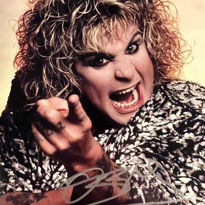 Black Sabbath Ozzy Osbourne signed photo