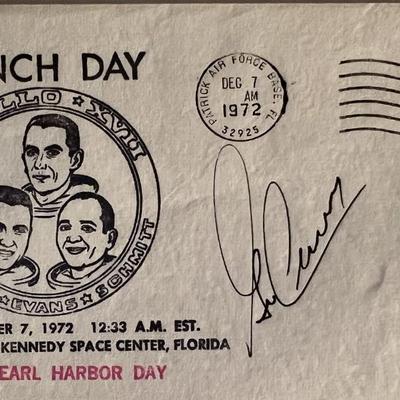 Gene Cernan signed FDC
