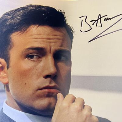 Ben Affleck signed photo
