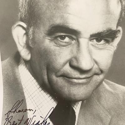 Ed Asner signed photo