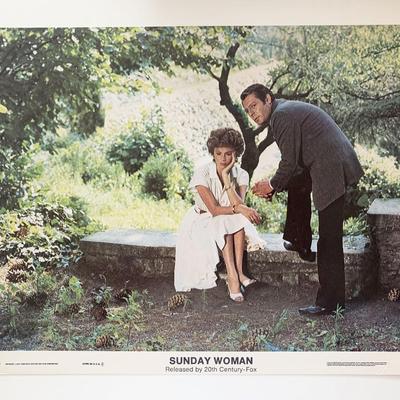 The Sunday Woman 
original 1976 vintage lobby card