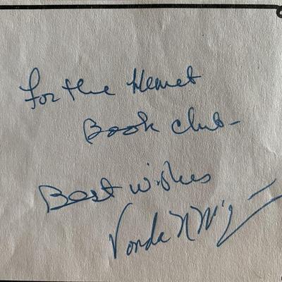 Vonda N. McIntyre signed book plate