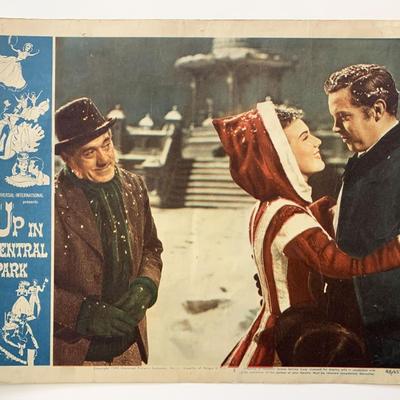 Up in Central Park original 1948 vintage lobby card