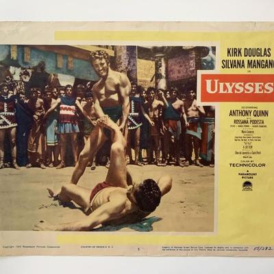 Ulysses original 1955 vintage lobby card