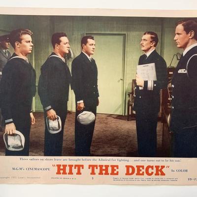 Hit the Deck original 1955 vintage lobby card