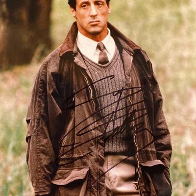 Sylvester Stallone signed photo