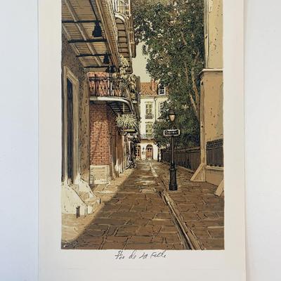 Paul De La Fille hand signed and numbered print