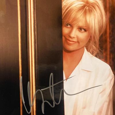 The Life and Death of Peter Sellers Charlize Theron signed movie photo