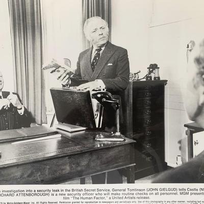 John Gielgud signed photo