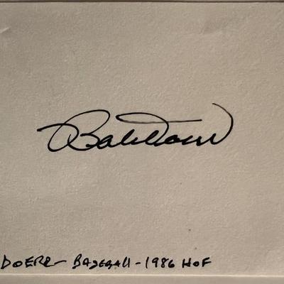 Boston Red Sox Bobby Doerr original signature