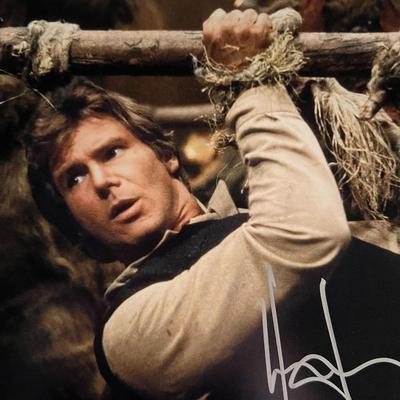 Star Wars Harrison Ford signed photo. 