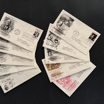 Lot of 10 US history FDC's