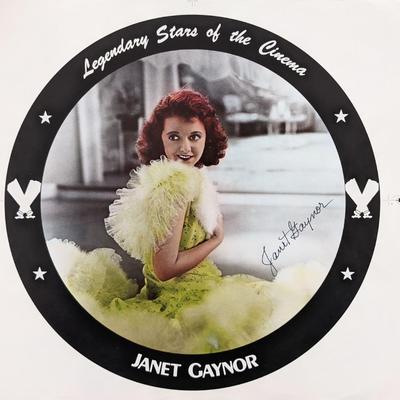 First Academy Award Winner Janet Gaynor signed flat