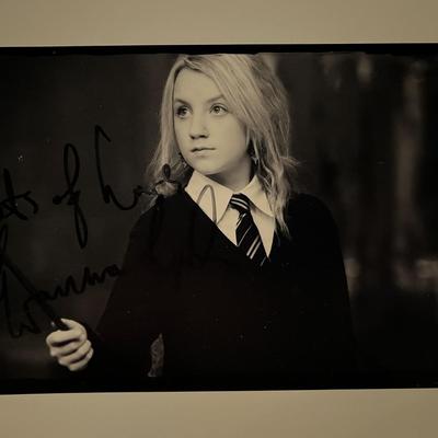 Harry Potter Emma Watson signed photo.