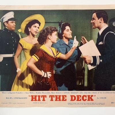 Hit the Deck original 1955 vintage lobby card