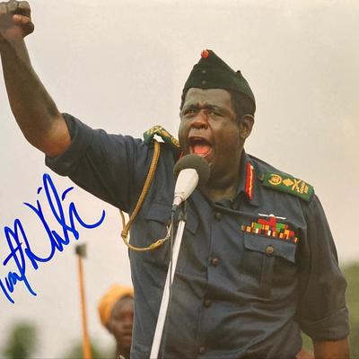 The Last King of Scotland Forest Whitaker signed movie photo