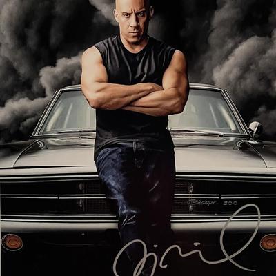 The Fast and The Furious Vin Diesel signed photo