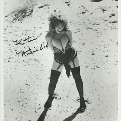 Kitten Natividad signed Supervixens photo