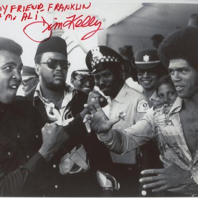 Jim Kelly signed photo