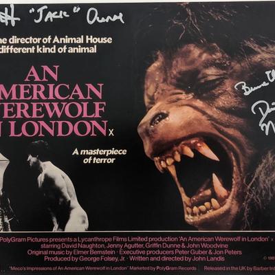 An American Werewolf In London Signed Photo- Beckett